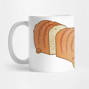 Bread cat meme Mug